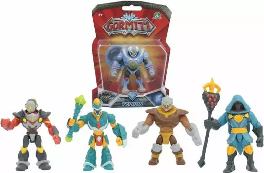 Фигурка героя 8 см Gormiti в комплекте с аксессуаром в блистере, 10 героев в ассорт. GRM01100