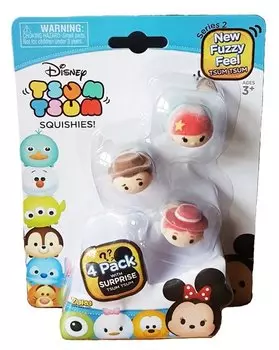 Фигурка коллекционная Tsum Tsum, уп-ка из 4 шт., 12 шт. в дисплее