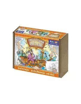 Фигурный деревянный пазл "FUN ART collection" Пиратский корабль 8329
