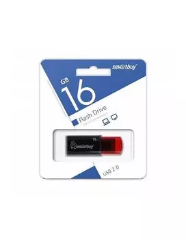 Флэшка Smartbuy USB 2.0 Flash Drive 16GB Click Black (SB16GBCl-K)