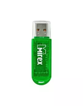 Флешка 16GB Mirex Elf, USB 2.0, Зеленый