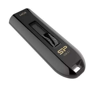 Флешка 64Gb Silicon Power Blaze B21, USB 3.1, Черный SP064GBUF3B21V1K