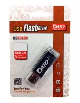Флешка Dato 8Gb DS7012 (DS7012K-08G) USB2.0 черный
