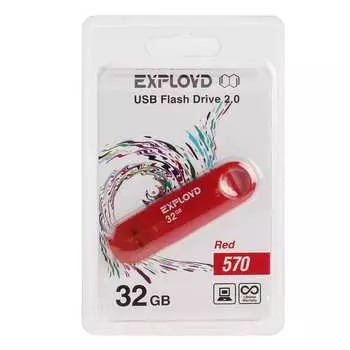 Флешка Exployd 570 32GB (EX-32GB-570-Red)