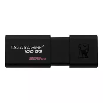 Флешка Kingston 256Gb DataTraveler 100 G3 (DT100G3/256GB) USB3.0 черный