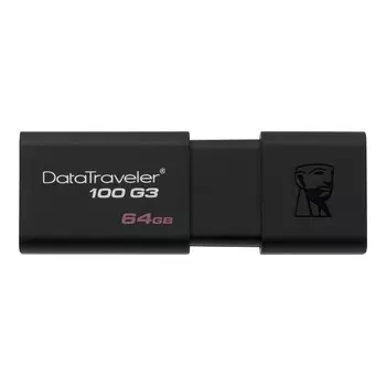 Флешка Kingston 64Gb DataTraveler 100 G3 (DT100G3/64GB-2P) USB 3.0