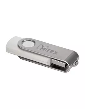 Флешка Mirex Swivel 8GB USB 2.0 Белый