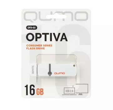 Флешка QUMO Optiva 02 (16GB) White