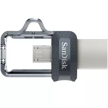 Флешка Sandisk 16Gb Ultra Dual drive SDDD3-016G-G46 USB3.0 черный