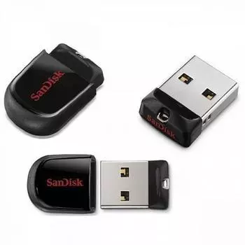 Флешка SanDisk Cruzer Fit 64Gb (SDCZ33-064G-G35) USB2.0 черный
