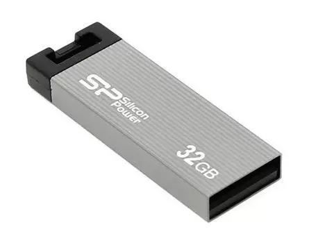 Флешка Silicon Power 32Gb Touch 835 SP032GBUF2835V1T USB2.0 серый USB 2.0