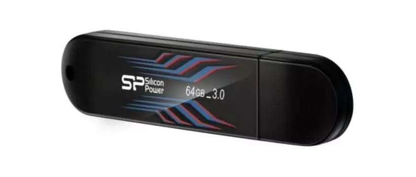 Флешка Silicon Power 64Gb Blaze B10 SP064GBUF3B10V1B USB3.0 черный