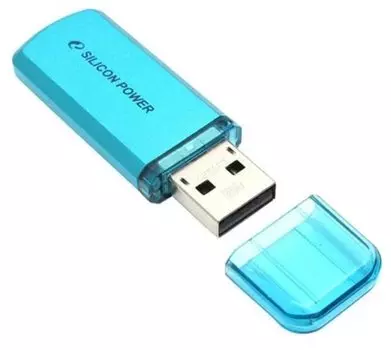 Флешка Silicon Power 8Gb Helios 101 SP008GBUF2101V1B USB3.0 blue
