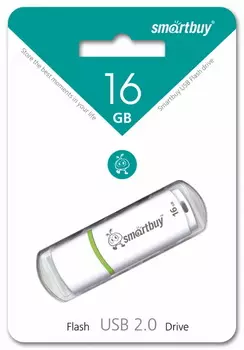 Флешка SmartBuy 16Gb Crown white USB 2.0