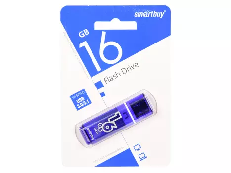 Флешка SmartBuy 16Gb Glossy dark blue USB 3.0