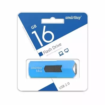 Флешка SmartBuy 16Gb Stream blue USB 2.0