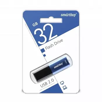 Флешка SmartBuy 16Gb X-Cut sky blue USB 2.0