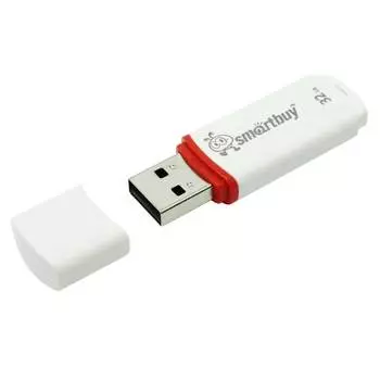 Флешка SmartBuy 32Gb Crown white USB 2.0