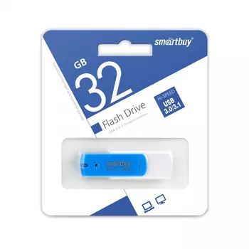 Флешка SmartBuy 32Gb Diamond blue USB 3.0