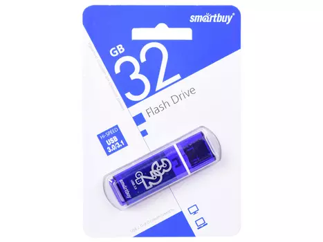 Флешка SmartBuy 32Gb Glossy dark blue USB 3.0