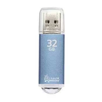 Флешка SmartBuy 32Gb V-Cut blue USB 2.0