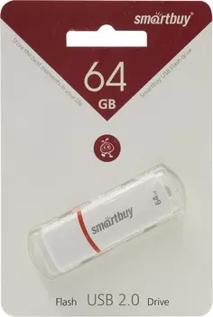 Флешка SmartBuy 64Gb Crown white USB 2.0