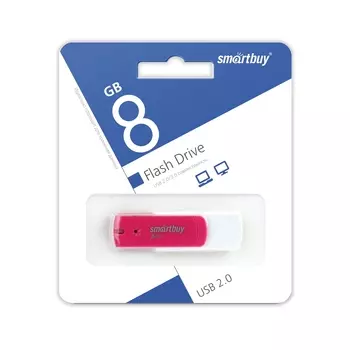 Флешка SmartBuy 8Gb Diamond Pink (SB8GBDP)