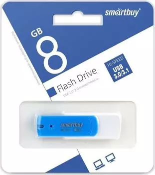 Флешка SmartBuy USB 8GB Diamond Blue 3.0