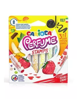 Фломастеры Carioca Perfume Stamps 8 цветов 42988