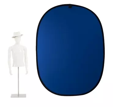 Фон складной Raylab RF-12 хромакей муслиновый Green/Blue 100*150см (зеленый/синий)