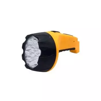 Фонарь аккумуляторный ручной MLA 04 15LED 200лм 6ч 2 реж. з/у 230В черн.-желт. IN HOME 4690612031781