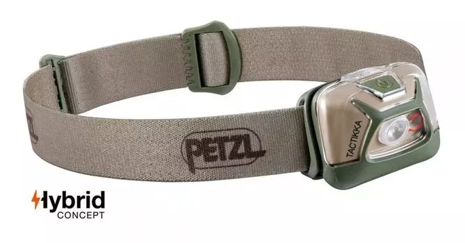 Фонарь налобный Petzl TACTIKKA пустыня (E093HA02)