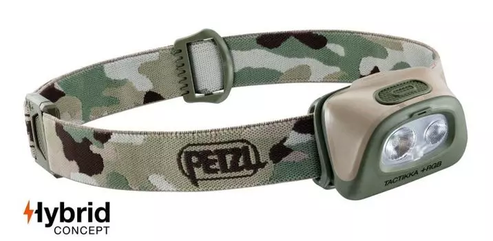 Фонарь налобный Petzl TACTIKKA + RGB камуфляж (E089FA01)