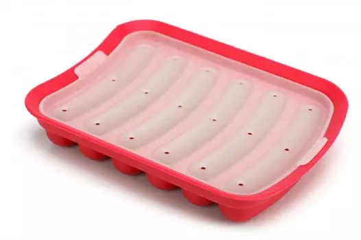 Форма для домашних сосисок и кебабов Bradex TK 0272, красная