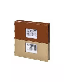 Фотоальбом BRAUBERG "Mirror" на 200 фото 10х15 см, под кожу, бумажные страницы, бокс, 390184