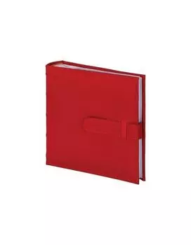 Фотоальбом BRAUBERG на 200 фото 10х15 см, под кожу, бумажные страницы, бокс, красный, 391193