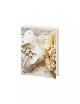 Фотоальбом BRAUBERG "Свадебный букет" на 200 фото 10х15 см, твердая обложка, переплет, бокс, 391152