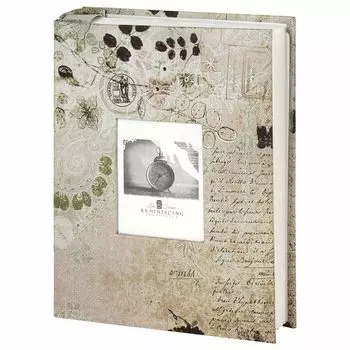 Фотоальбом BRAUBERG "Воспоминания" на 200 фото 10х15 см, твердая обложка, переплет, бокс, 391174