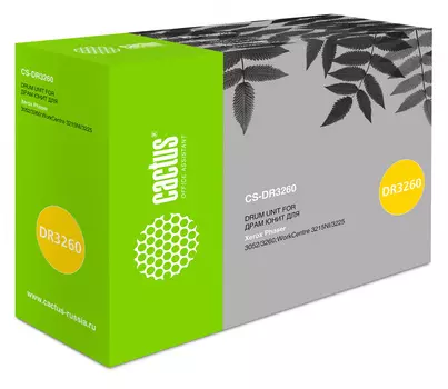 Фотобарабан Cactus 101R00474 CS-DR3260 ч/б:10000стр. для PH 3052/3260 WC 3215/3225 Xerox