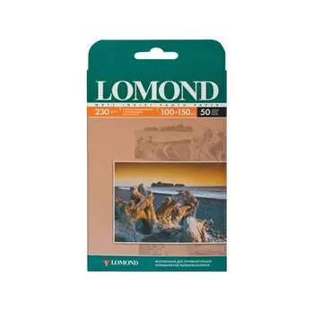 Фотобумага для струйной печати, 10х15 см, 230 г/м2, 50 листов, односторонняя матовая, LOMOND, 0102034