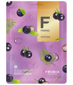 Frudia Тканевая маска для лица с ягодами асаи My Orchard Squeeze Mask Acai Berry, 20 мл