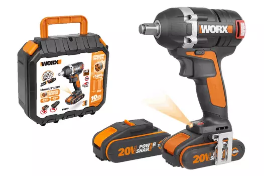 Гайковерт аккумуляторный ударный Worx BL WX279