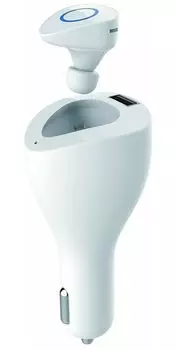Гарнитура Devia Vortex Car Charger - White
