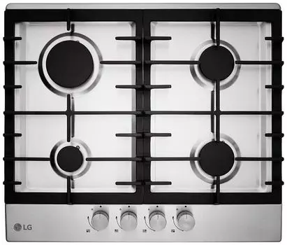 Газовая варочная поверхность LG HU641BAG2 нержавеющая сталь
