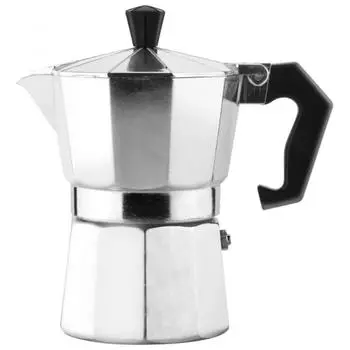 Гейзерная кофеварка алюминиевая на 6 чашек, окрашенный корпус, серия Grande, тм Mallony