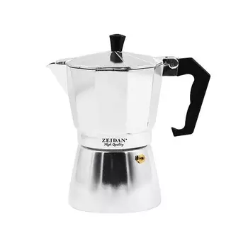 Гейзерная кофеварка Zeidan на 9 порций Silver Z-4198