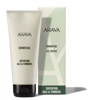 Гель для душа Ahava SUPERFOOD браунколь и куркума 200 мл