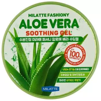 Гель для тела универсальный увлажняющий Milatte Fashiony Aloe Vera Soothing Gel 300 мл