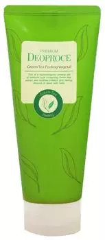 Гель-скатка на основе зеленого чая Premium Deoproce Green Tea Peeling Vegetal 170гр