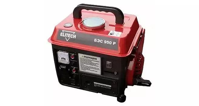 Генератор бензиновый Elitech БЭС 950 Р